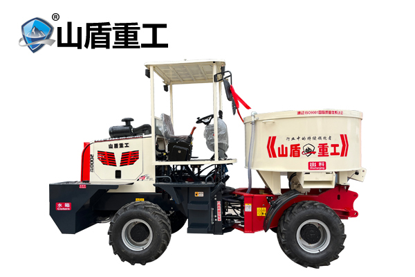 四驅(qū)平口攪拌車2000型